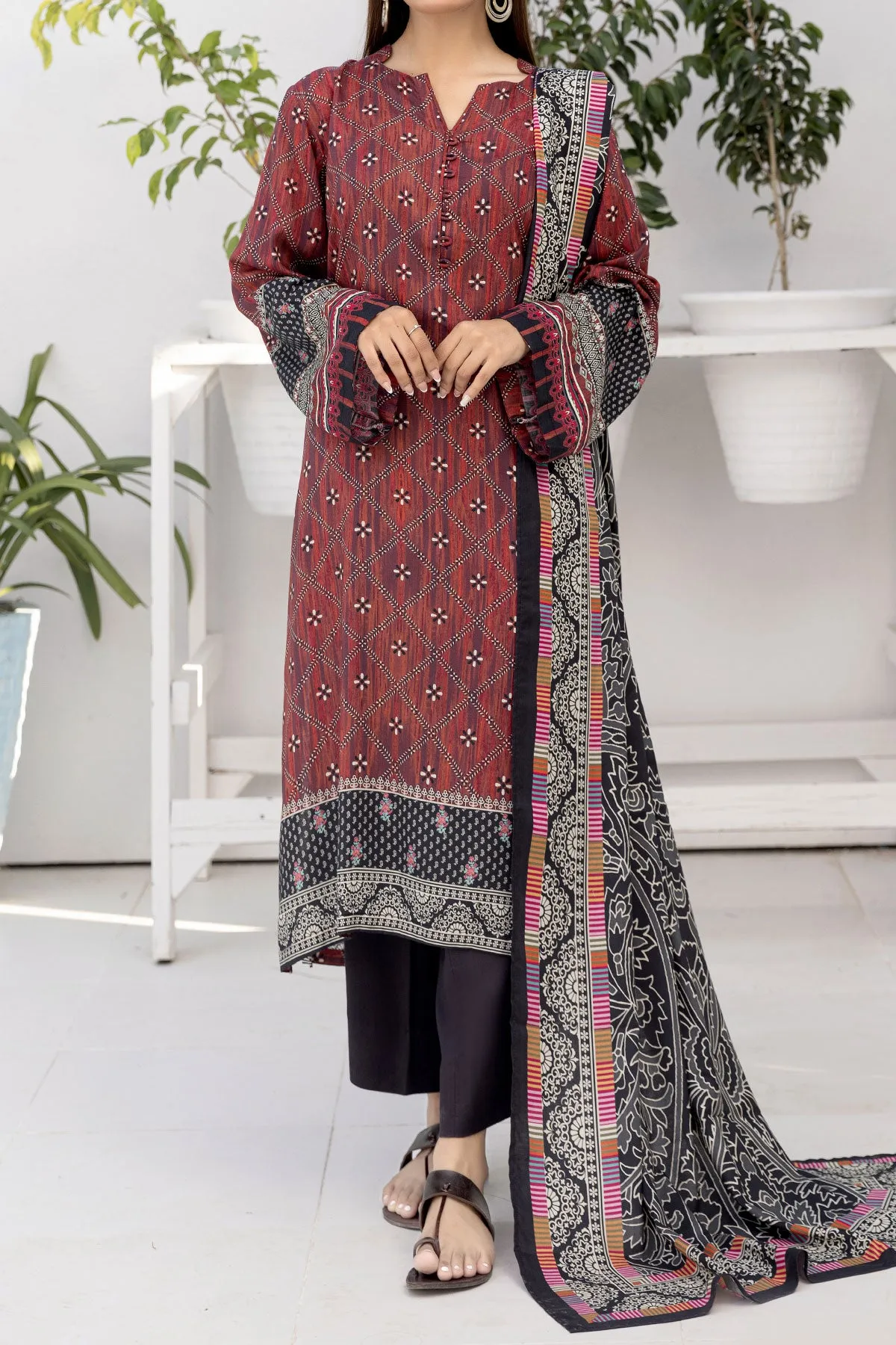 3 PIECE DIGITAL PRINT LINEN  | DPL-169