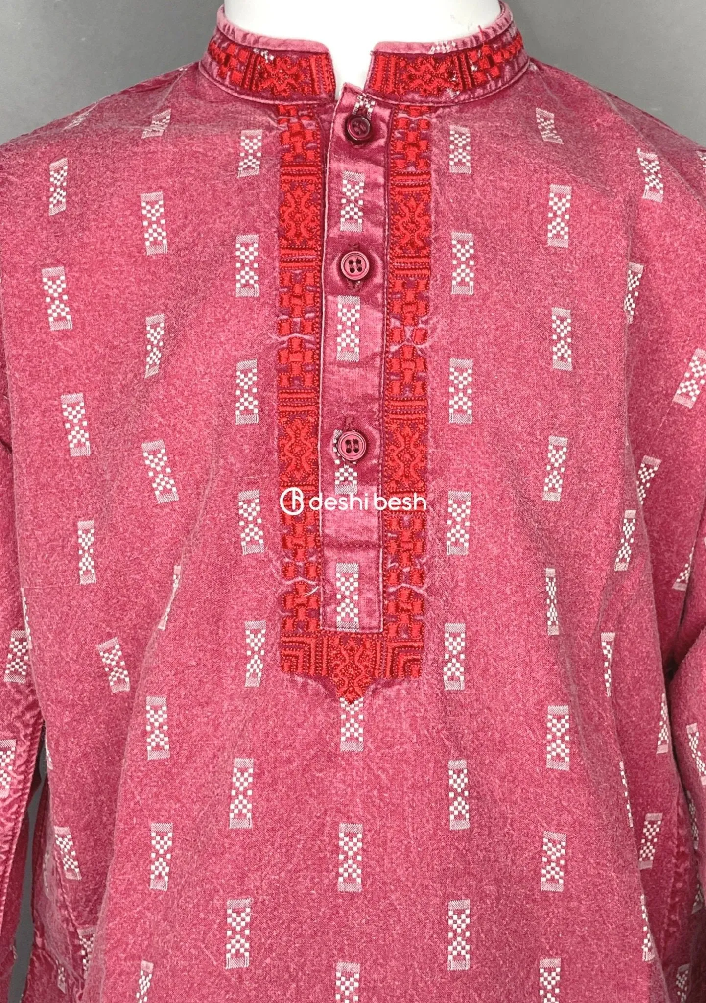 Aarong Embroidered Cotton Punjabi