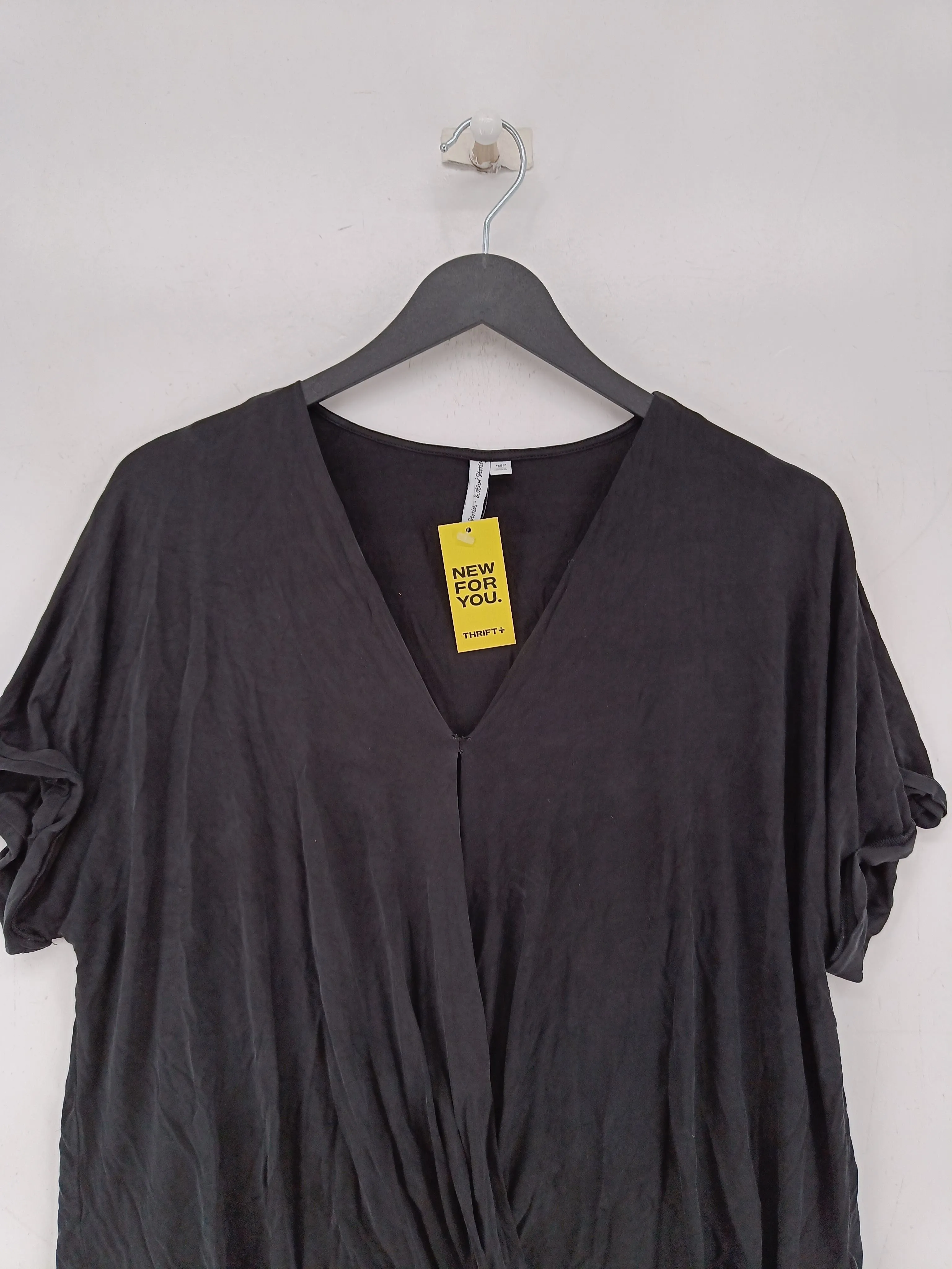 & Other Stories Women's Blouse UK 6 Black Elastane with Other