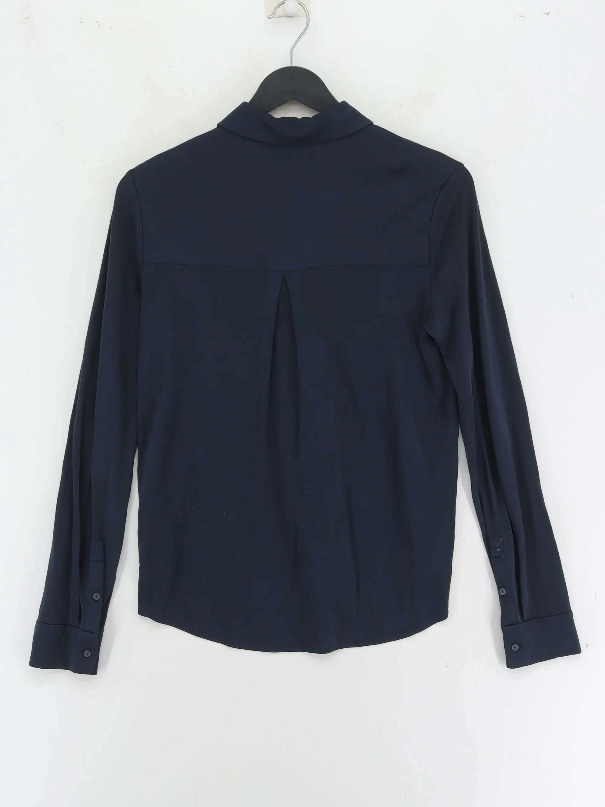 & Other Stories Women's Blouse UK 6 Blue 100% Viscose