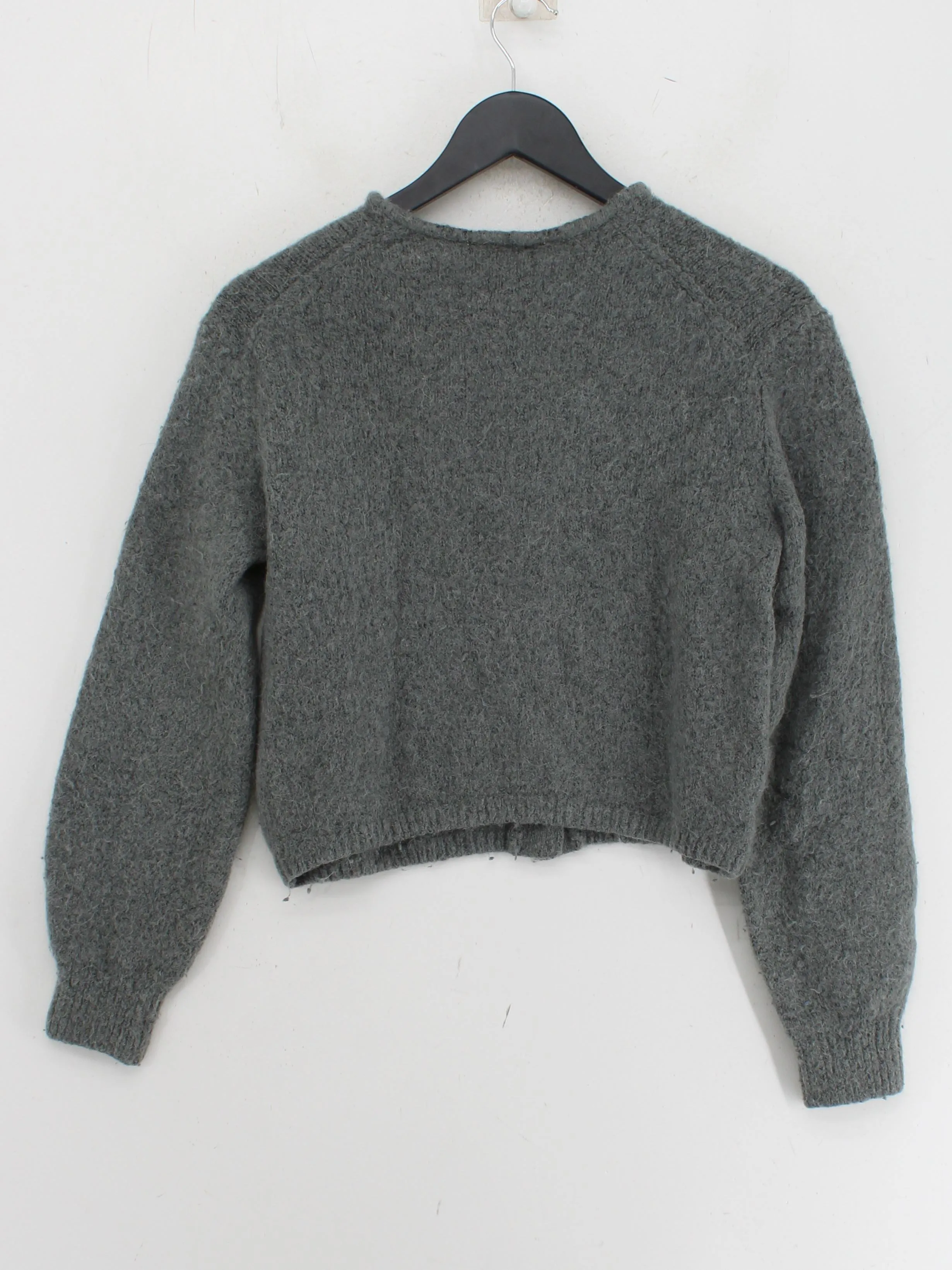 & Other Stories Women's Cardigan M Grey Other with Polyamide, Wool