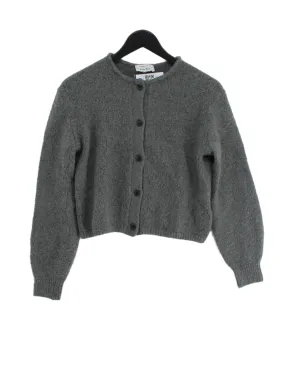 & Other Stories Women's Cardigan M Grey Other with Polyamide, Wool