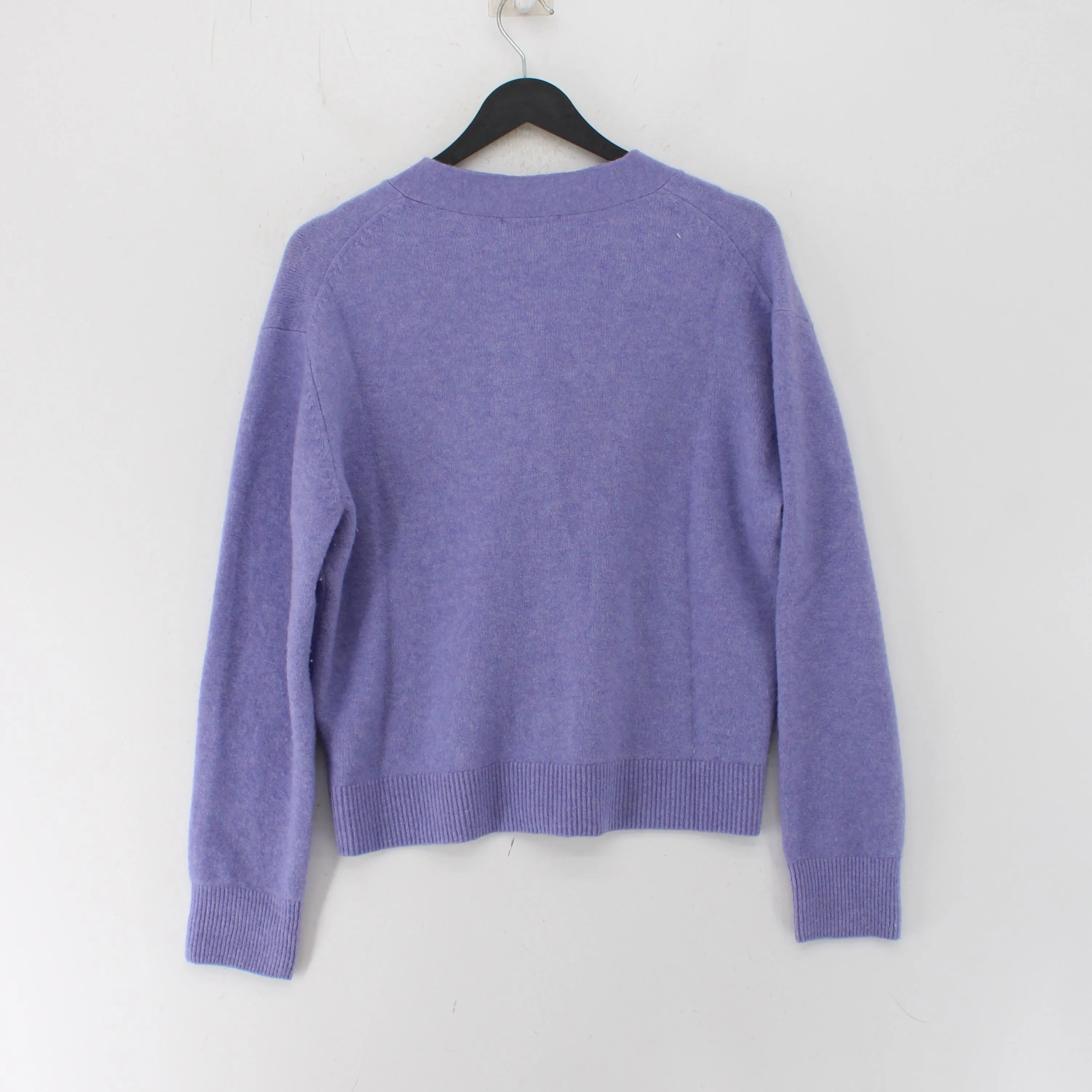 & Other Stories Women's Cardigan S Purple Wool with Elastane, Other, Polyamide