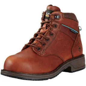 Ariat Women's Casual Mid Lace SD 5 Comp Toe Work Boot- Brown 10020097