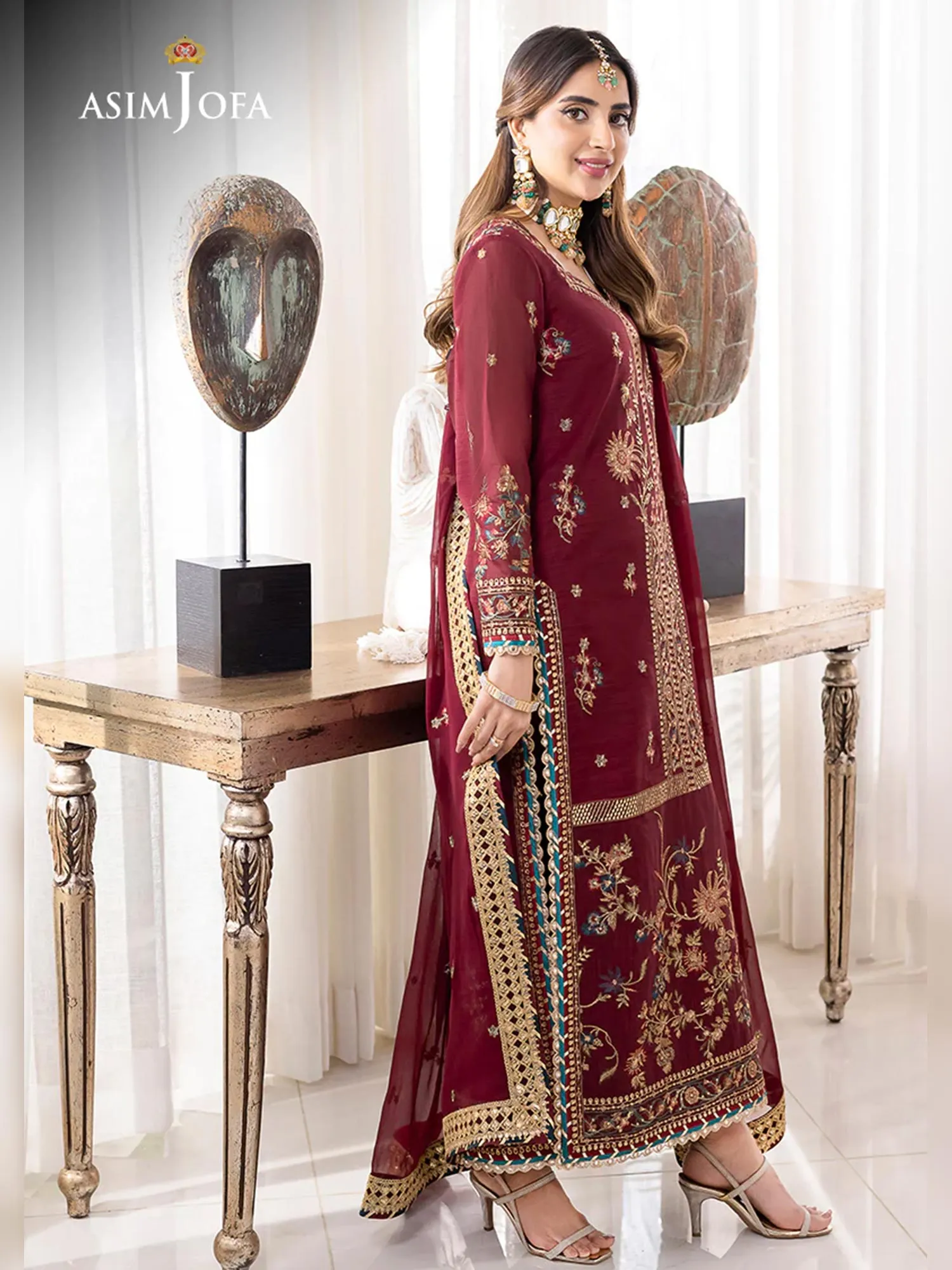 Asim Jofa "Jhil Mil" Luxury Ready-to-Wear Suit (AJJM-10)