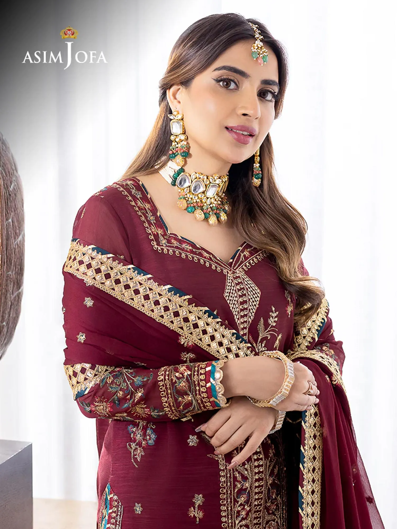 Asim Jofa "Jhil Mil" Luxury Ready-to-Wear Suit (AJJM-10)