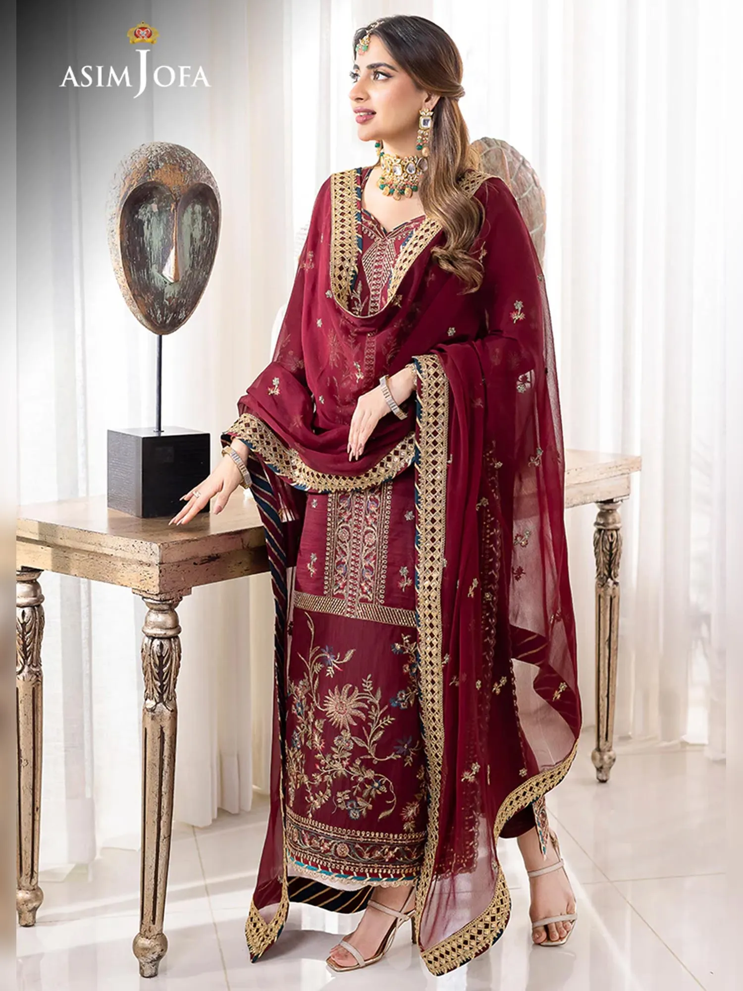 Asim Jofa "Jhil Mil" Luxury Ready-to-Wear Suit (AJJM-10)