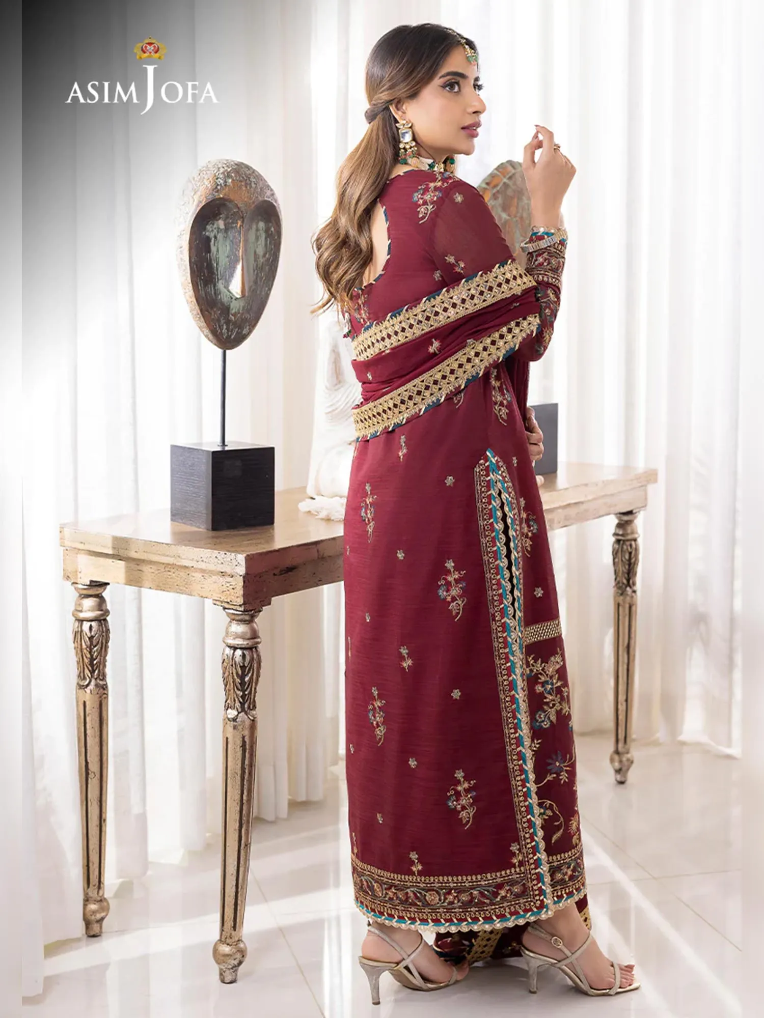 Asim Jofa "Jhil Mil" Luxury Ready-to-Wear Suit (AJJM-10)