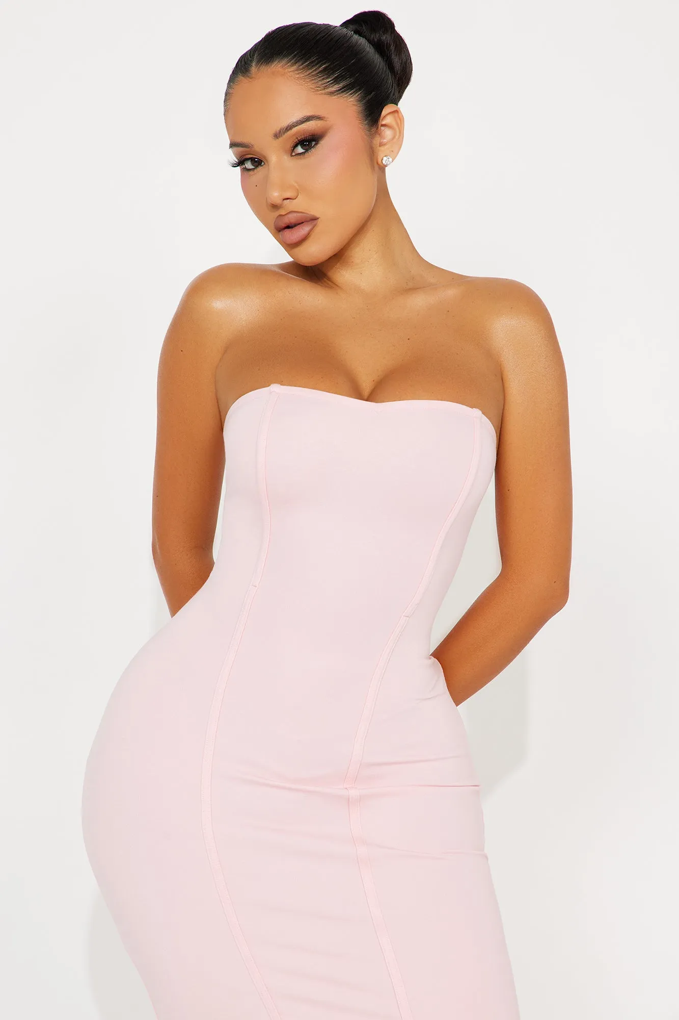 Back to Love Midi Dress - Pink