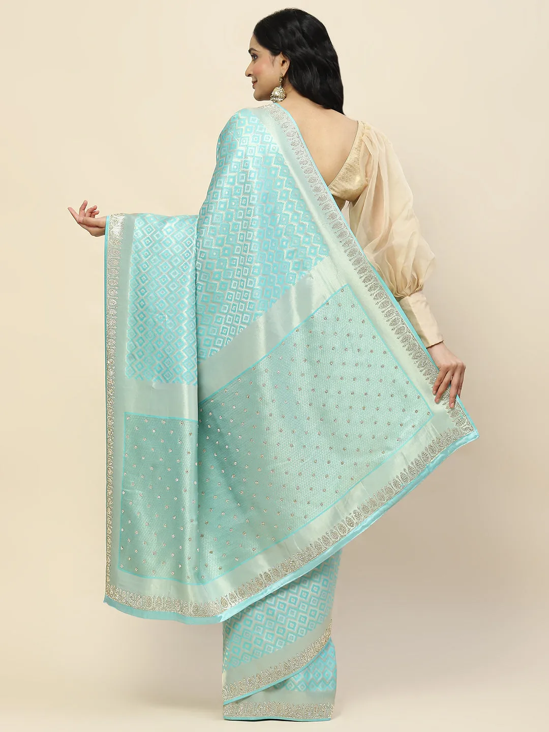 Banarasi Handloom Embroidered Saree