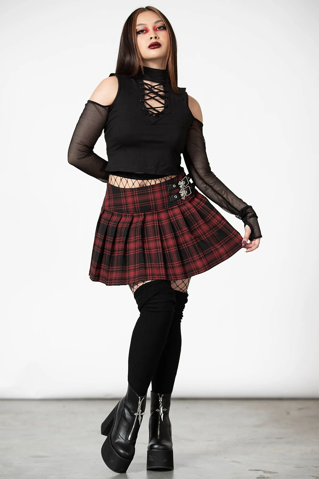 Bat Girl Skirt [TARTAN]