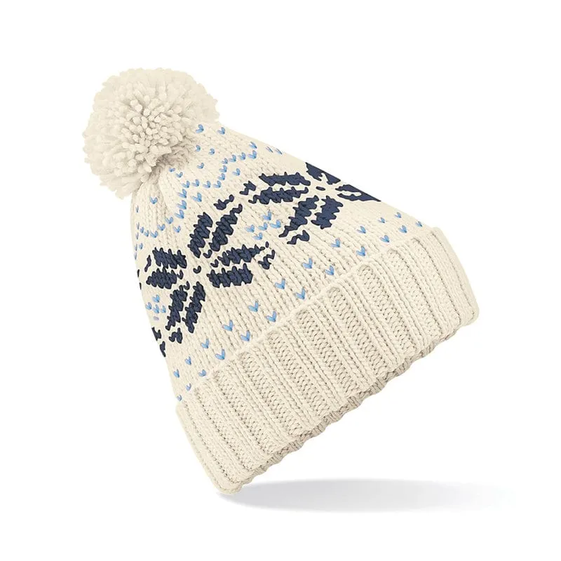 Beechfield Fair Isle Snowstar Beanie