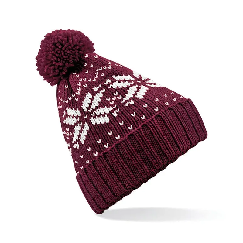 Beechfield Fair Isle Snowstar Beanie