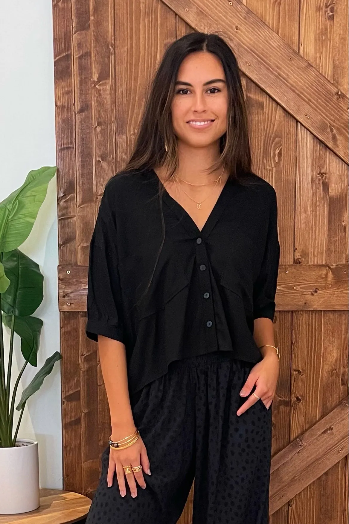 Bekah Top / Black