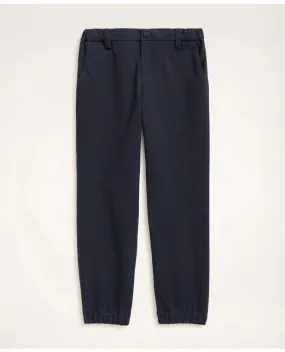 Brooks Brothers Boys Stretch Cotton Twill Jogger Pants Navy