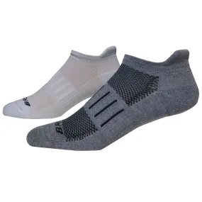 Brooks Ghost Midweight No Show Sock- 2 pack