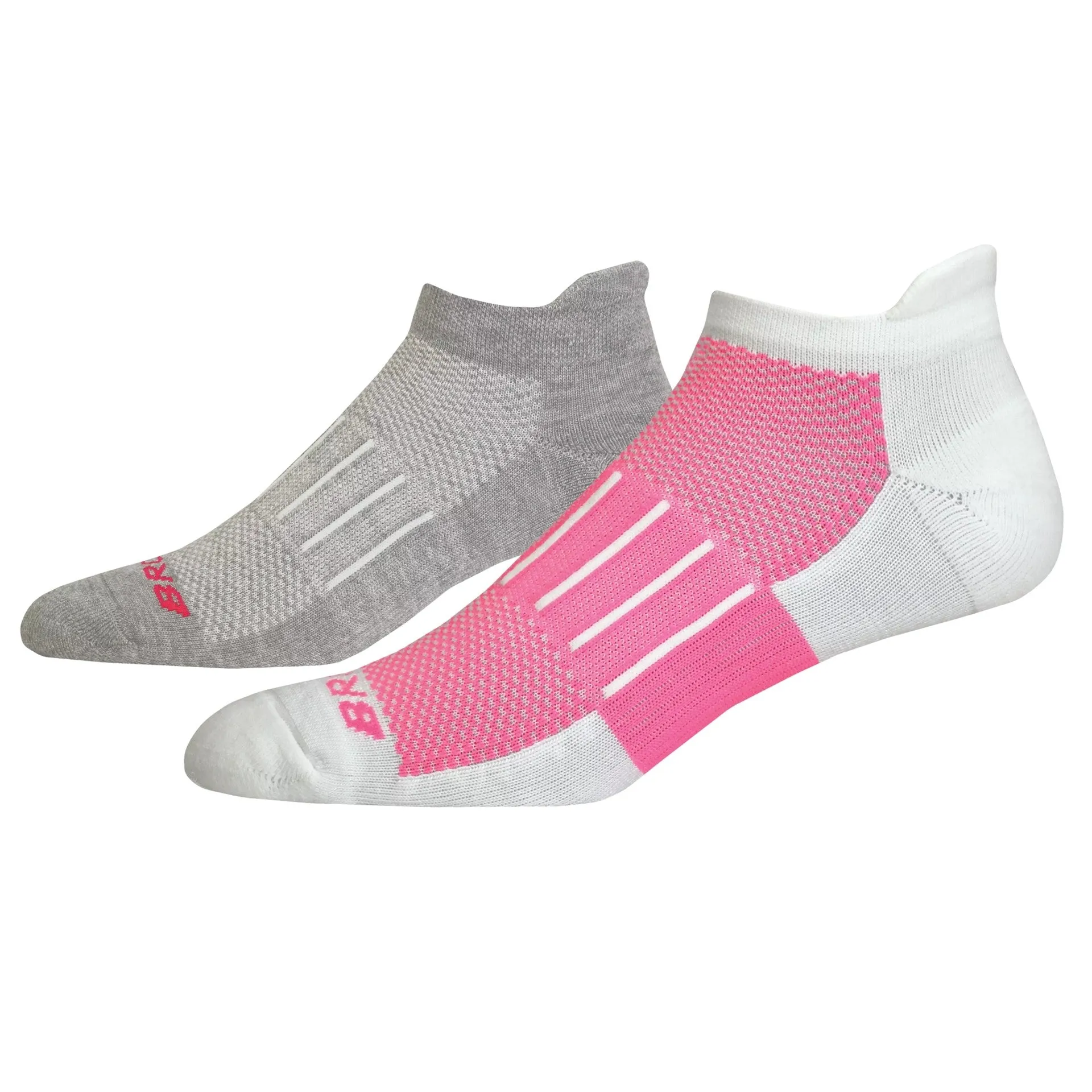 Brooks Ghost Midweight No Show Sock- 2 pack