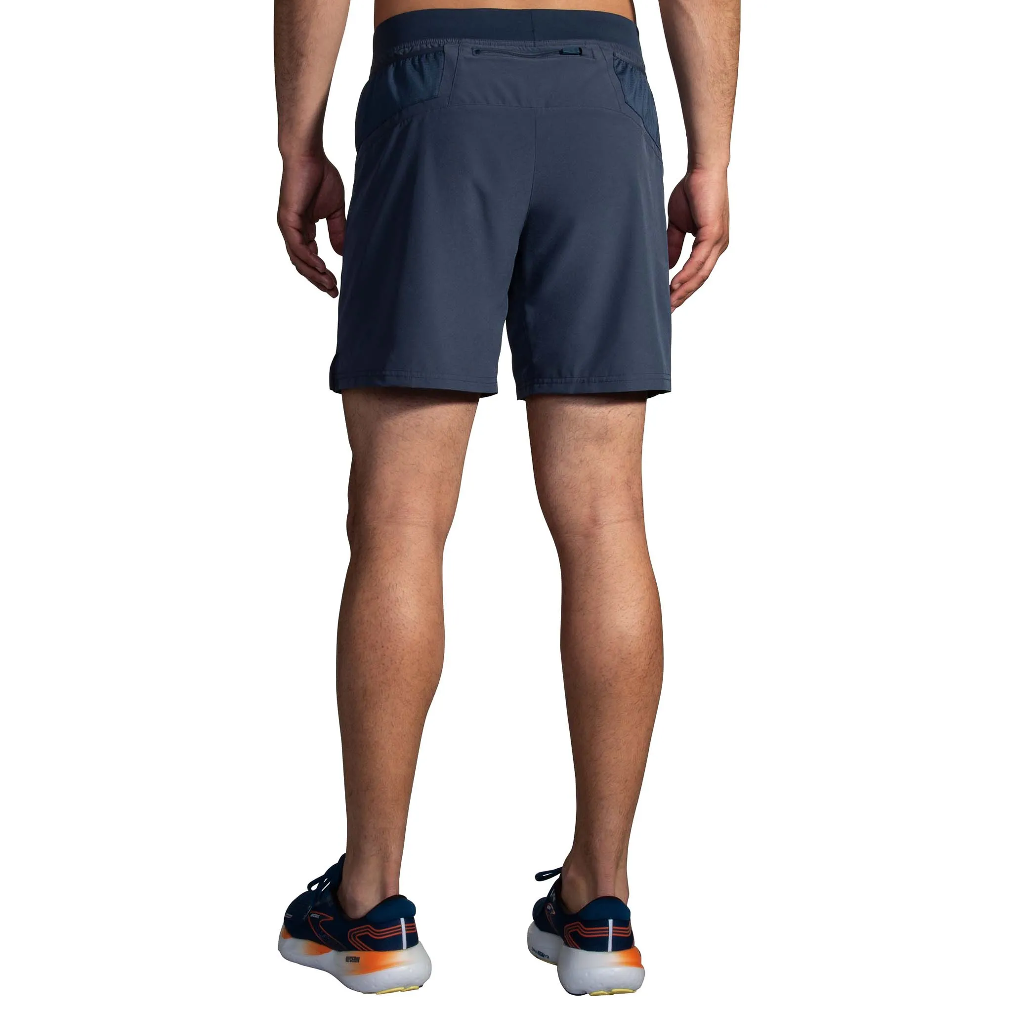 Brooks | Men's Sherpa 7" 2-in-1 Short - Blue State