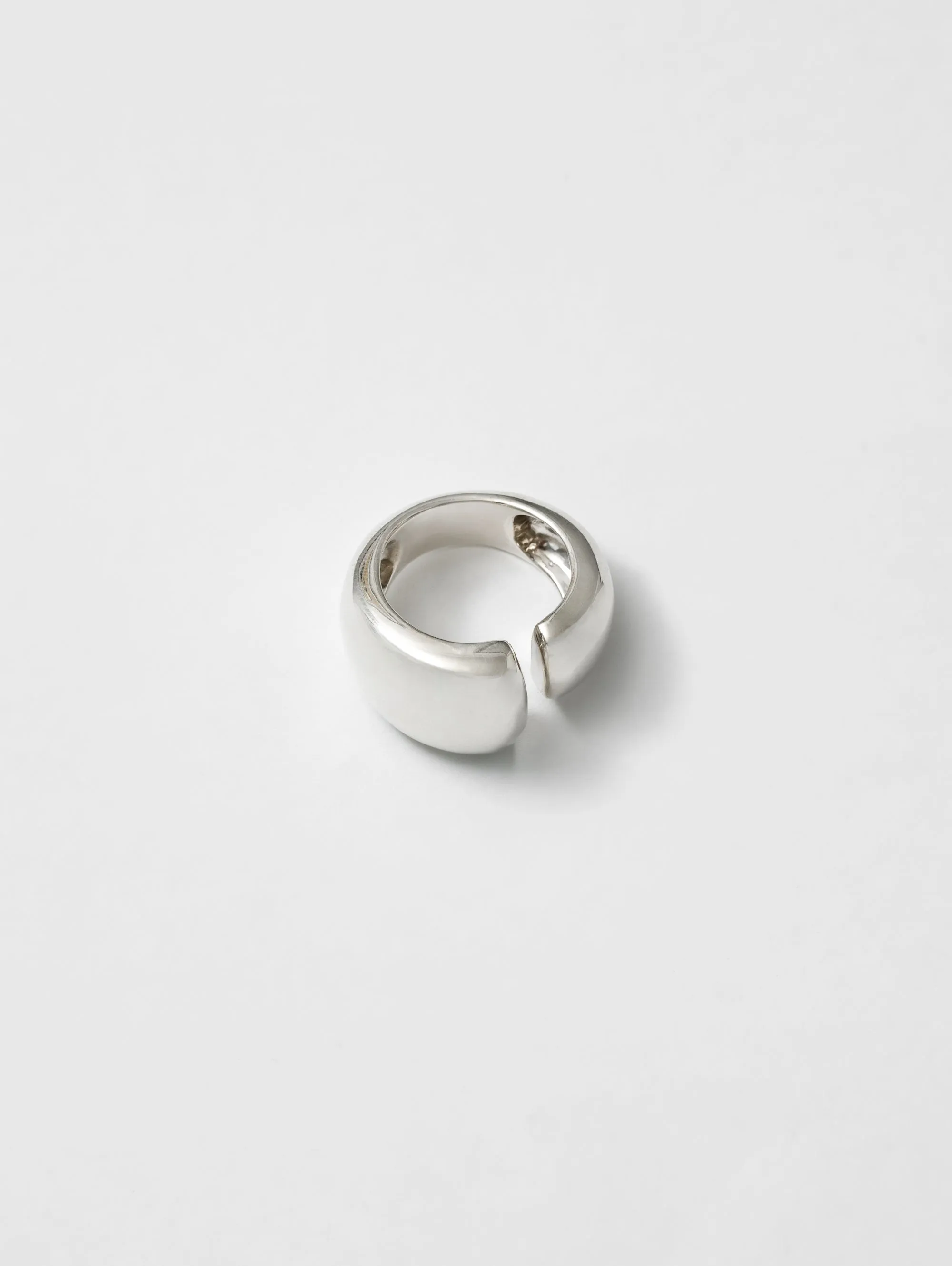 Canal Ring in Sterling Silver