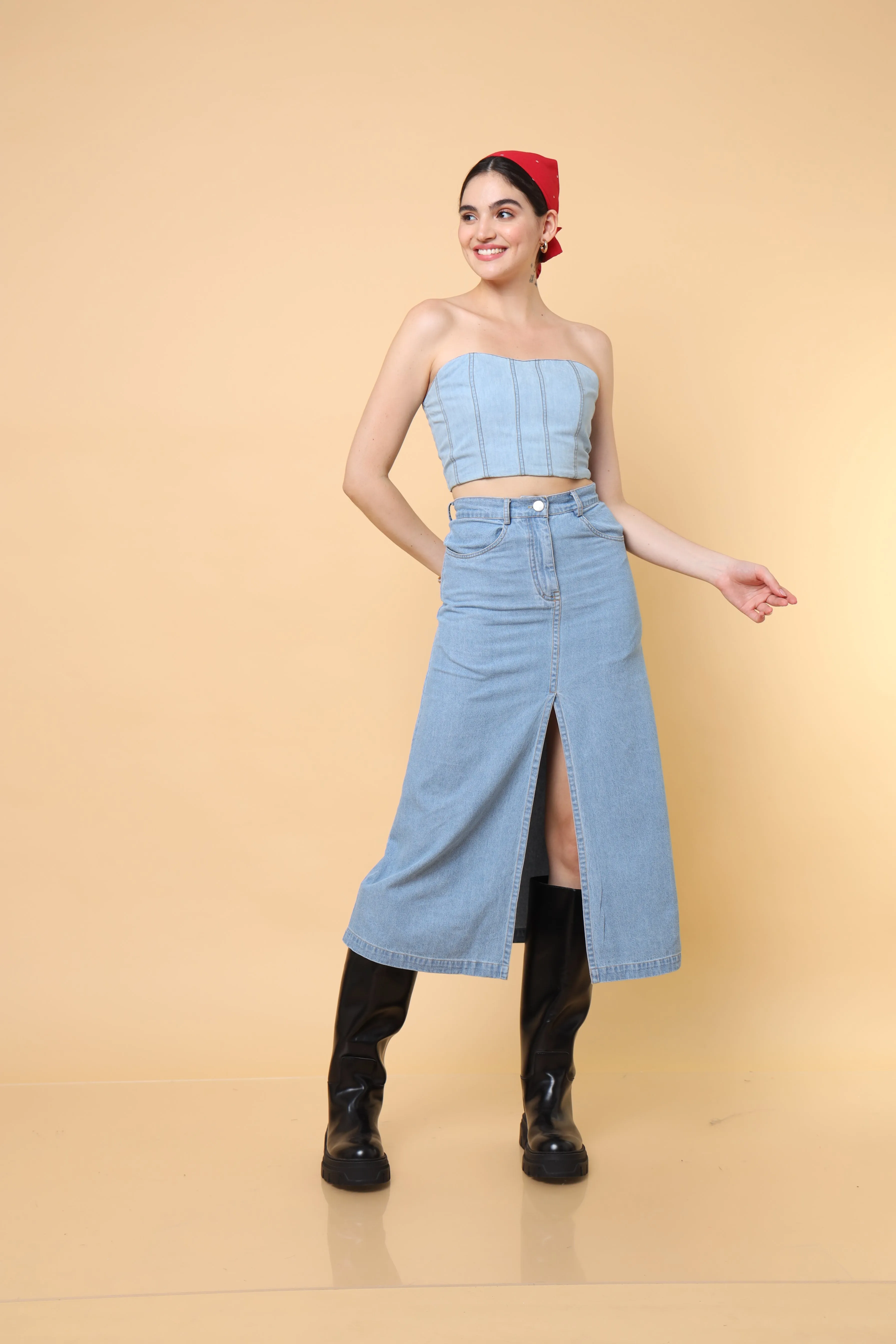 Candace Denim Skirt