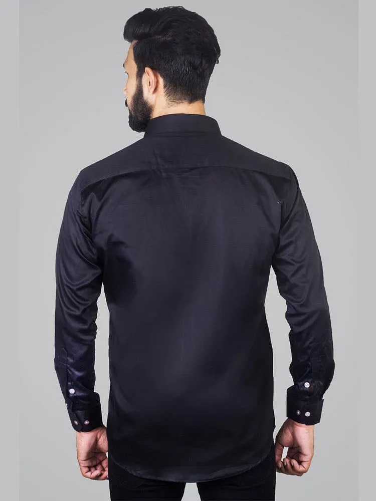 Casual Shirts for Men - Men Mehroon & Black-Block Casual Shirt