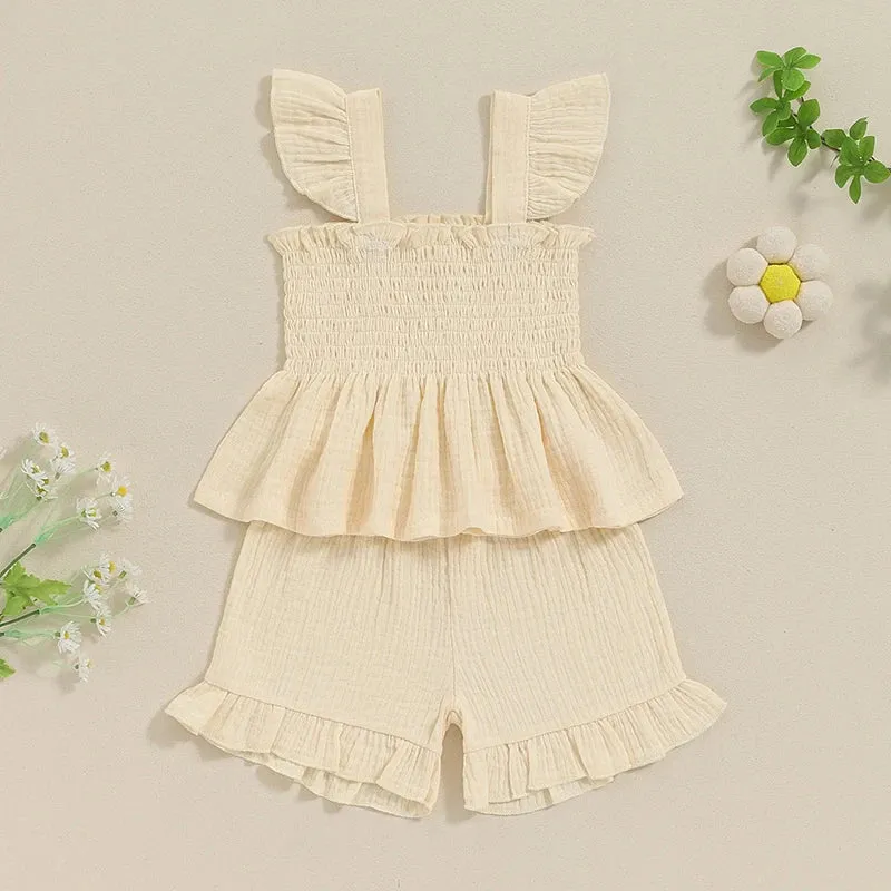 CHARLENE Smocked Summer Outfit