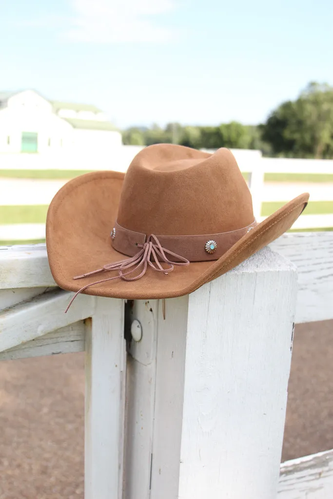 Coastal Cowgirl Belted Hat - Tan