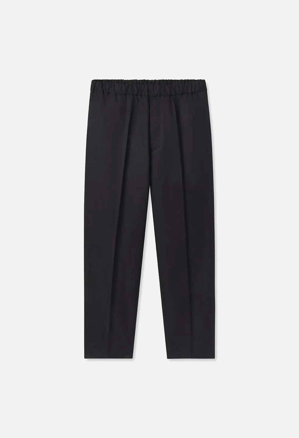 Cropped Tech Trouser / Black