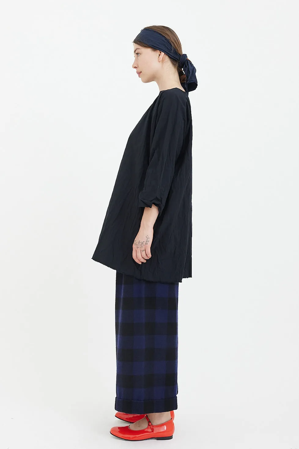 Daniela Gregis - Shirt Square Selvedge Bottom - Black