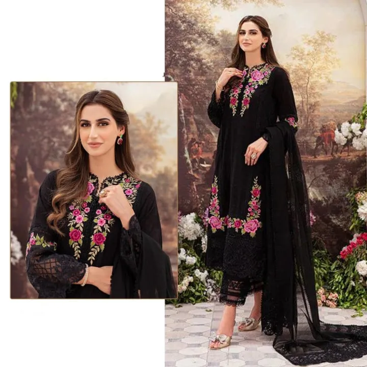 Elegant Pure Georgette Pakistani Style Salwar Kameez