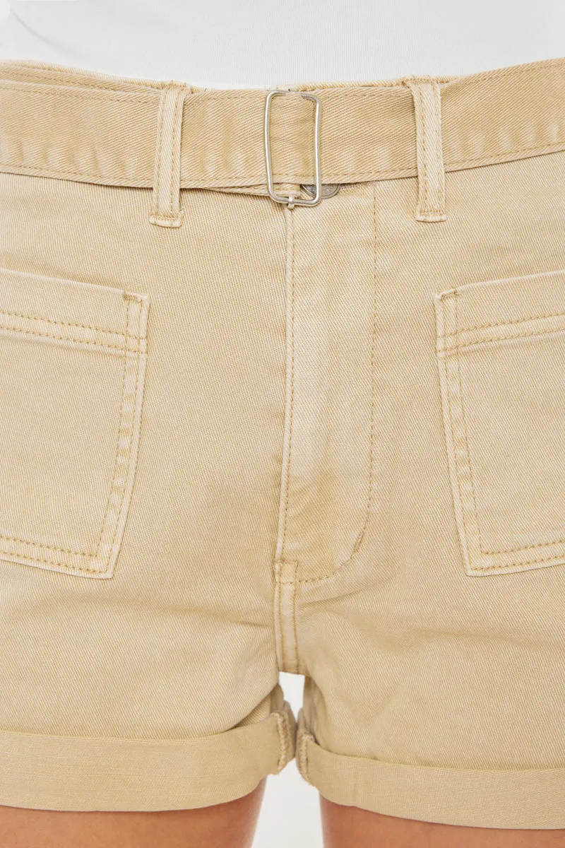 Emerson Ultra High Rise Belted Shorts