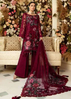 Festive Designer Heavy Embroidered Maroon Salwar Kameez