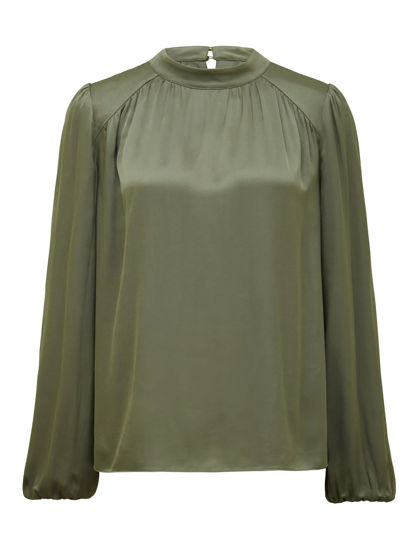 Gilli Gather Satin Shell Blouse