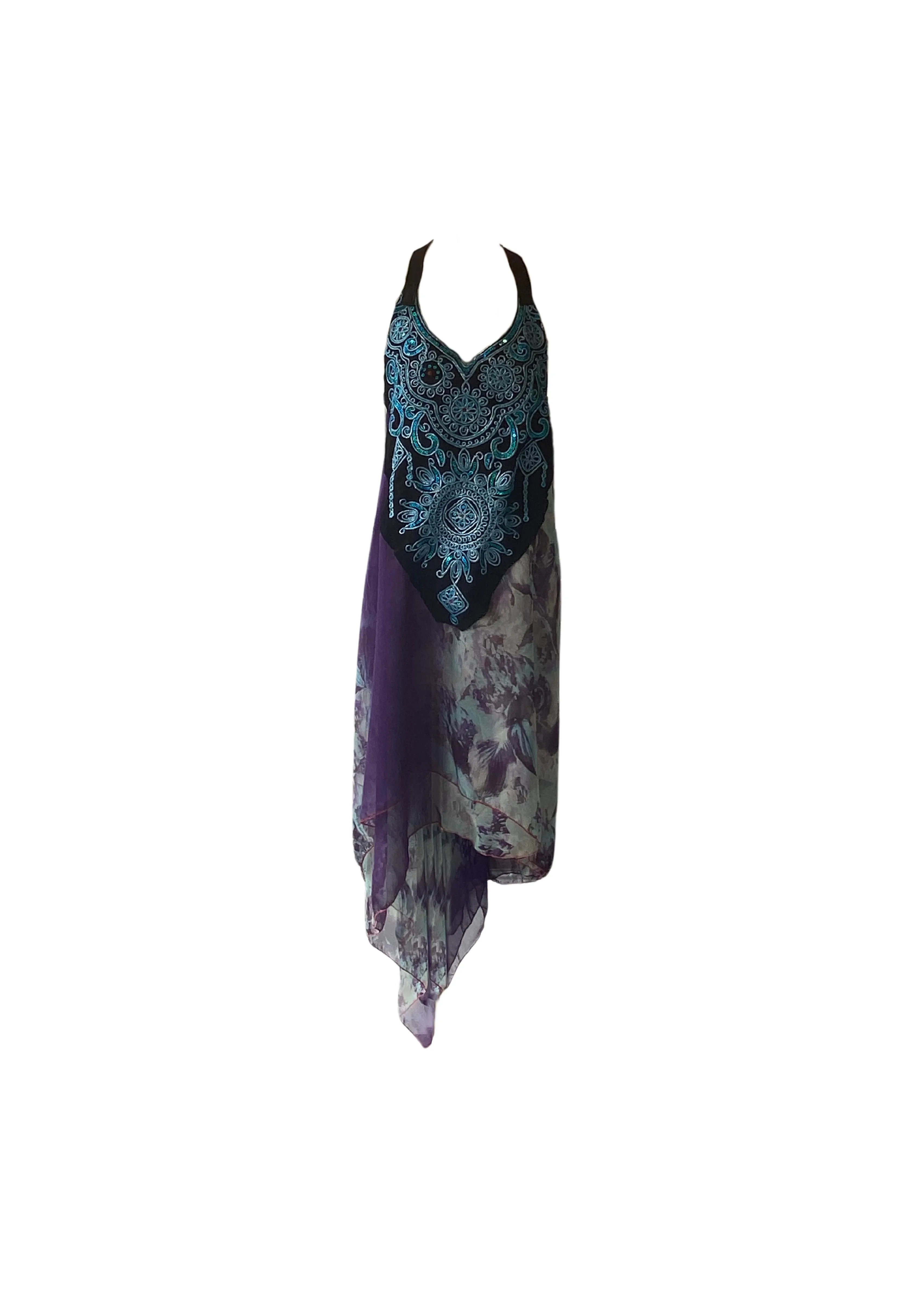 Jasmine Field Silk Halter