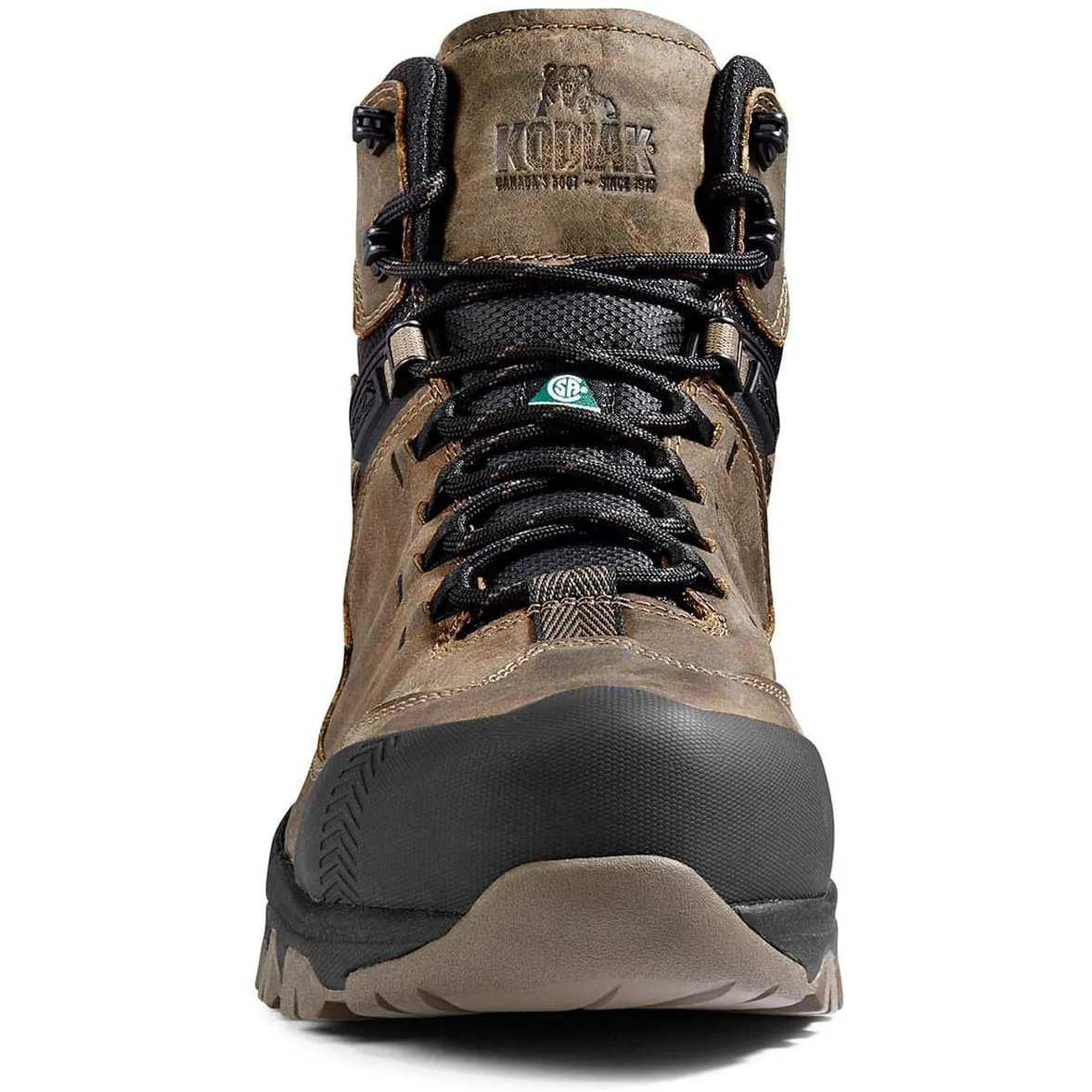 Kodiak Men's Quest Bound Comp Toe WP Hiker Work Boot -Fossil- 4TELFS