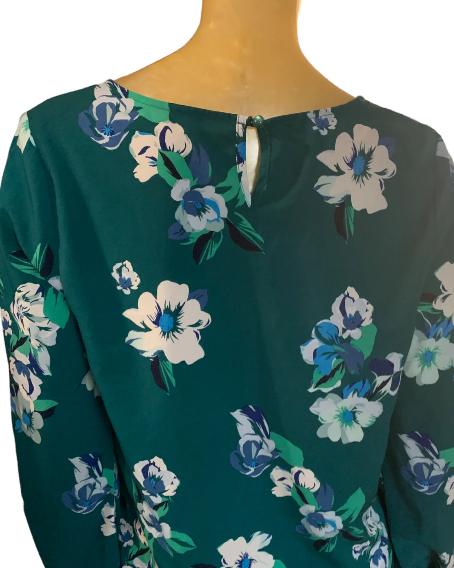 Long sleeve floral blouse