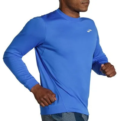 M Brooks Run Within Long Sleeve Crew