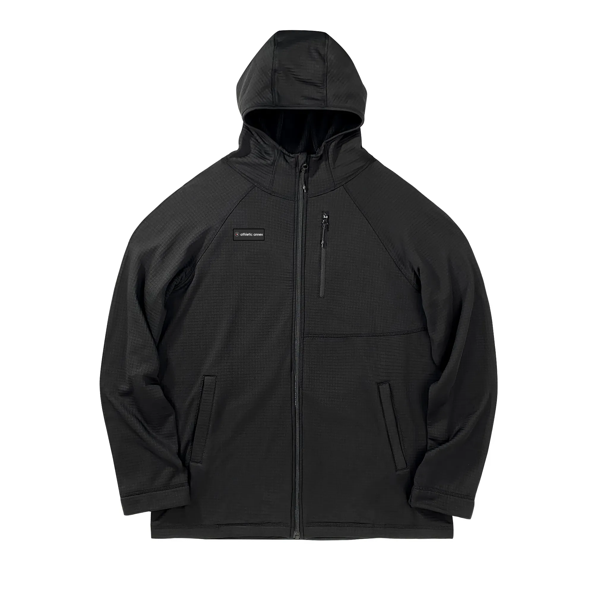 Men's Waffle Hooded Jacket