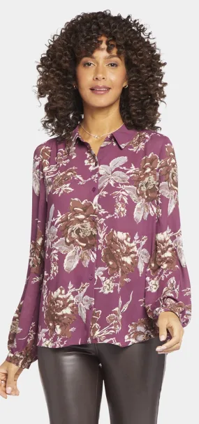 Modern Blouse in Bloemenprint | Frida Floral