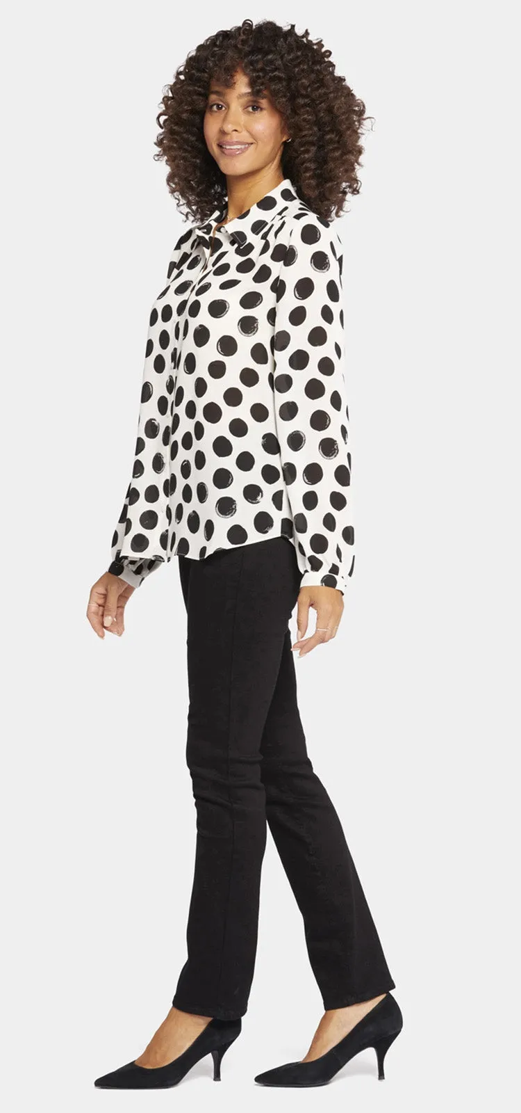 Modern Blouse Stippenprint | Ramona Dot