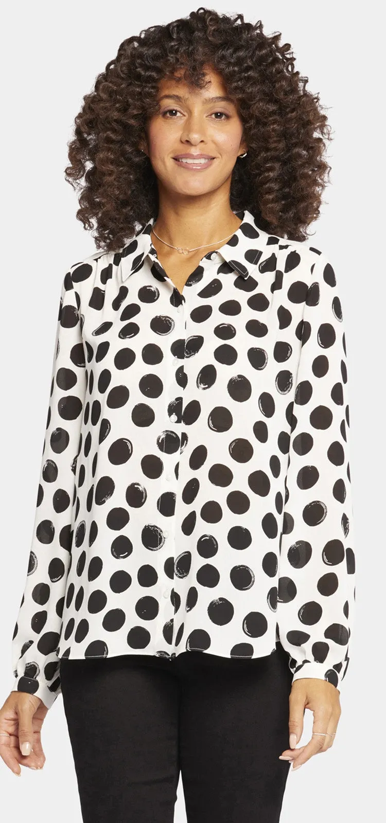 Modern Blouse Stippenprint | Ramona Dot