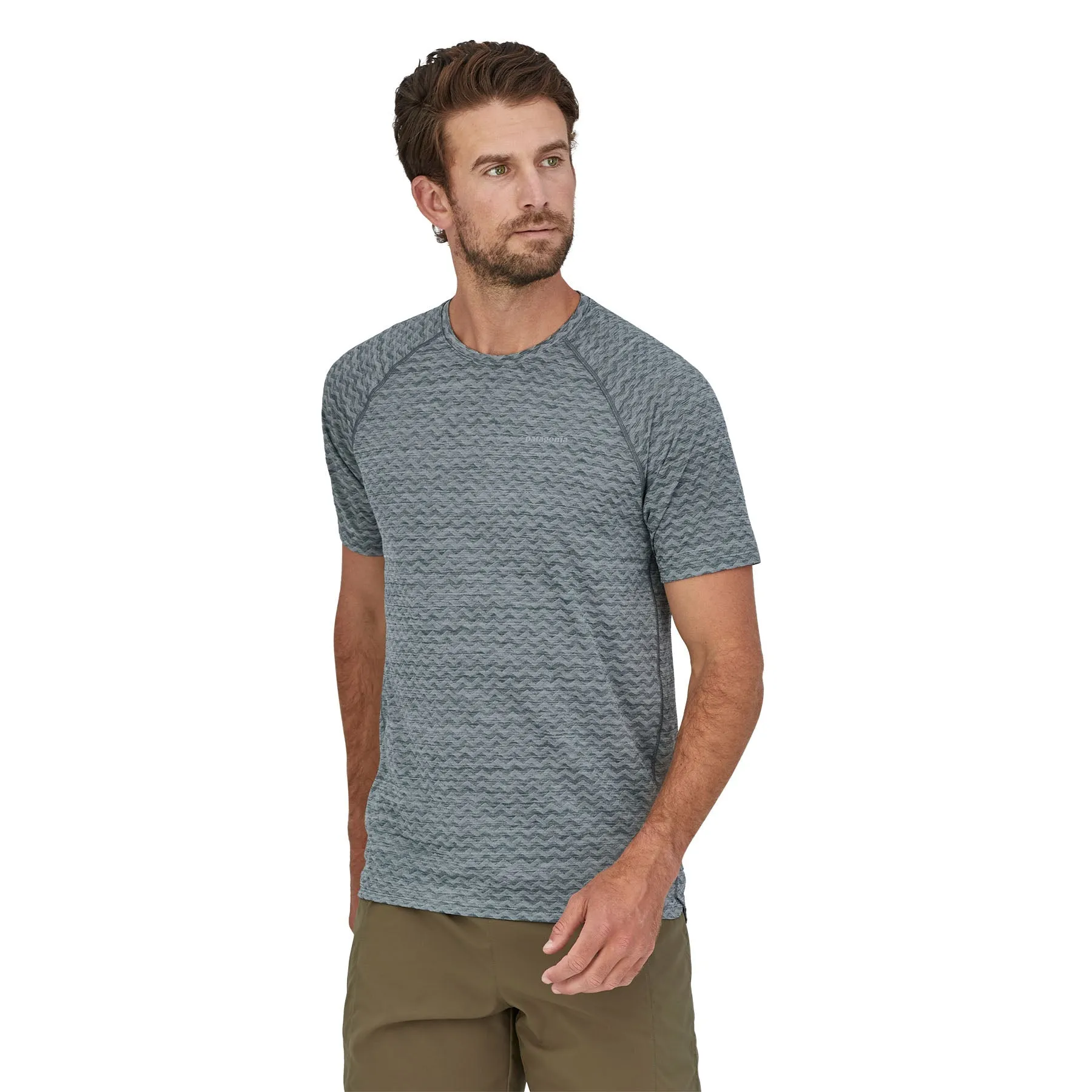 M's Ridge Flow Running Shirt - 100% Recycled Polyester