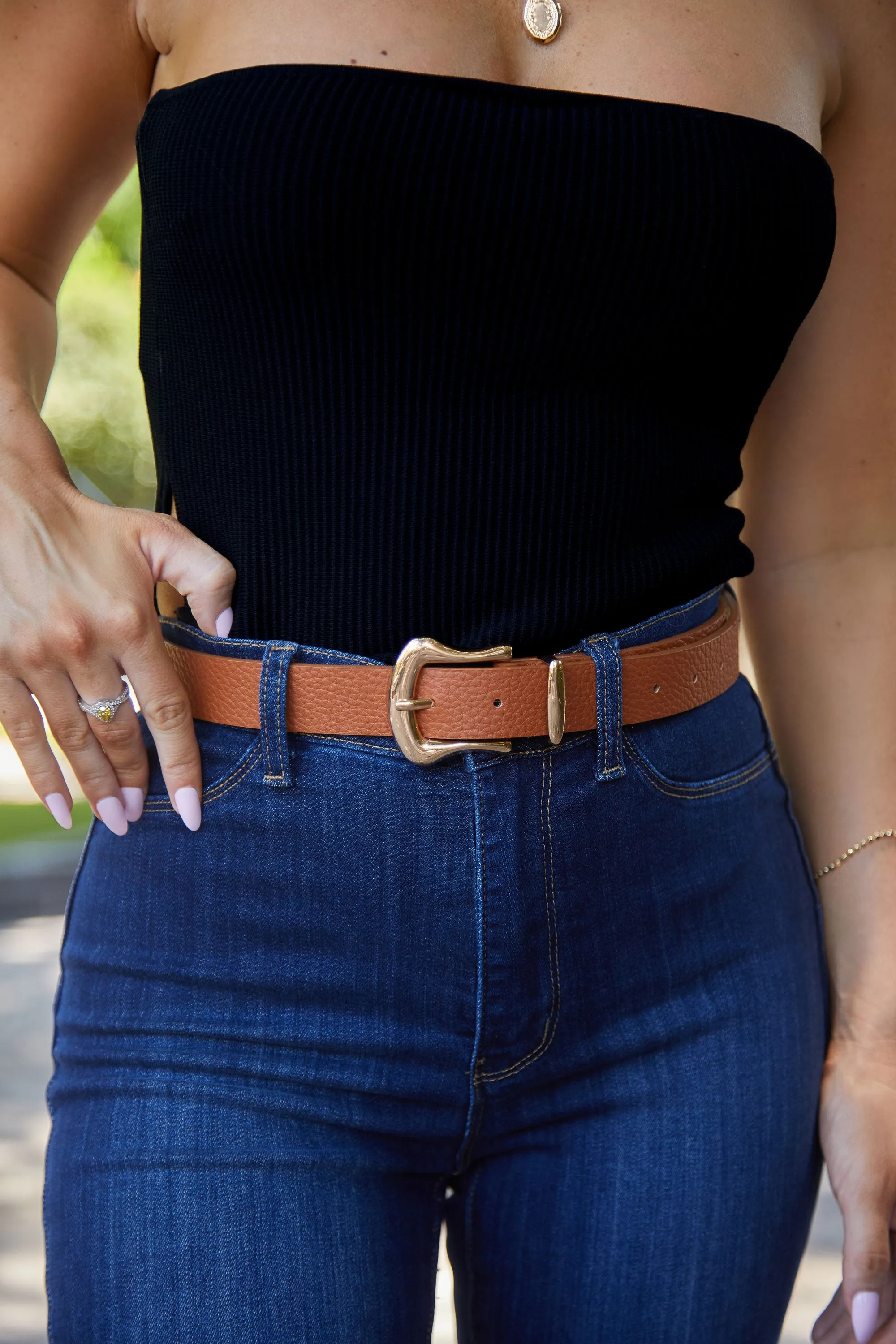 Odette Cognac Belt