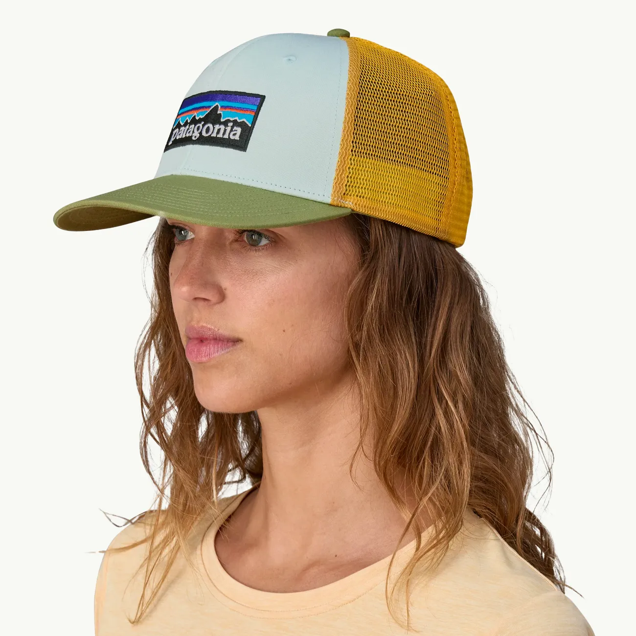 P-6 Logo Trucker Hat - Wispy Green