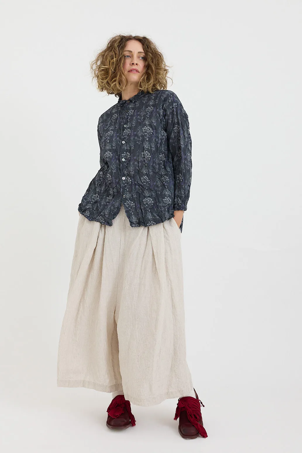 Pas de Calais - Normandy Linen Wide Pants