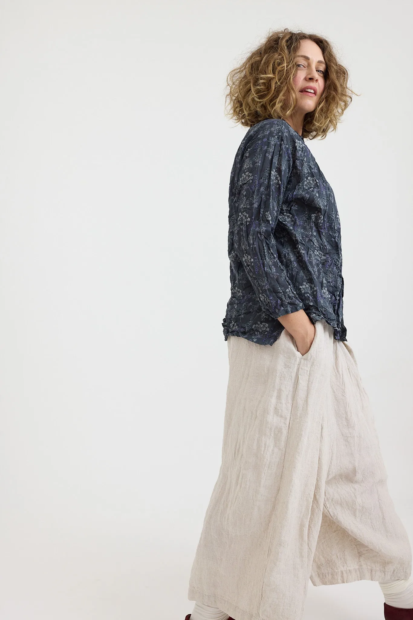 Pas de Calais - Normandy Linen Wide Pants