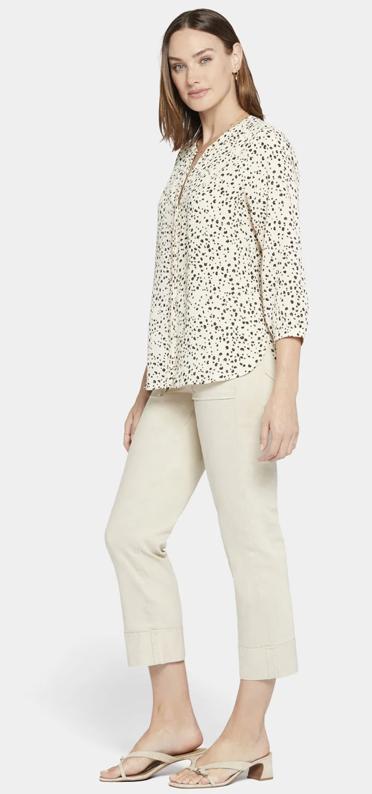 Pintuck Blouse Dierenprint | Serafina