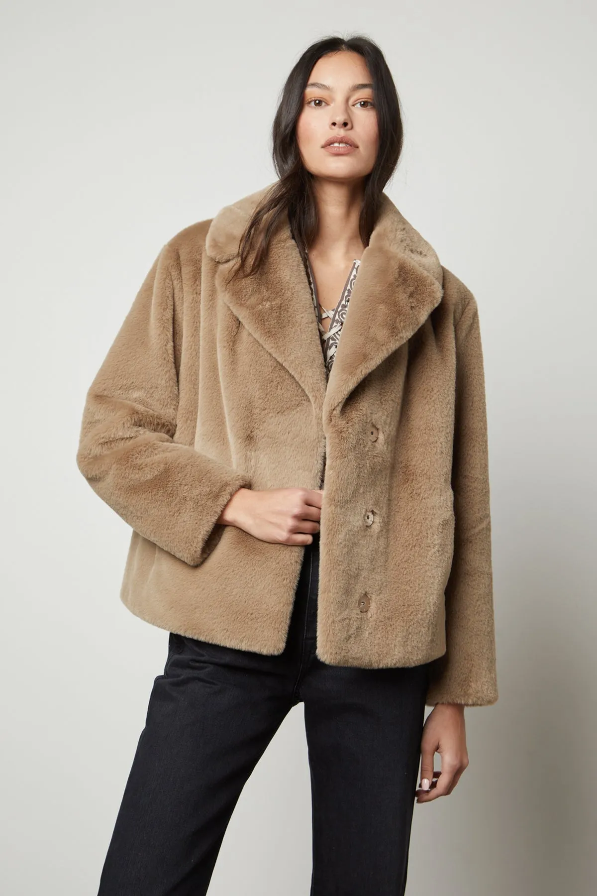 RAQUEL FAUX LUX FUR JACKET