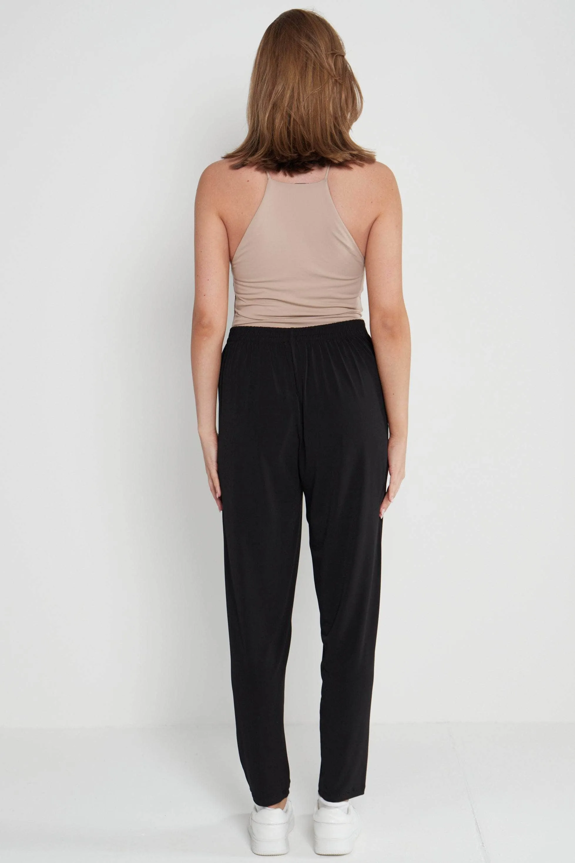 Saloos Essential Tapered Trousers with Pockets