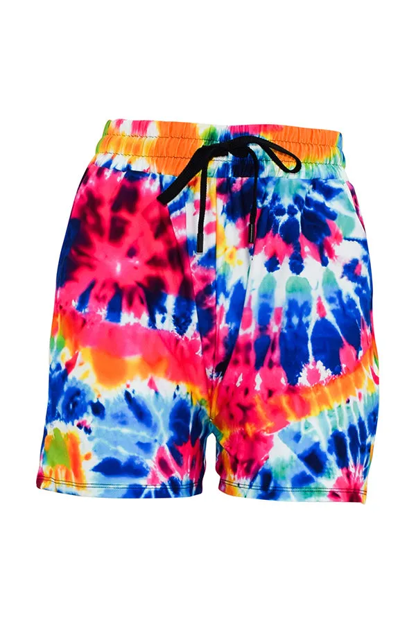 Summer Tie Dye Jogger Shorts